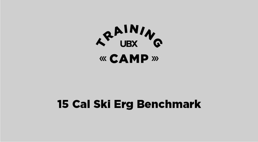15 Cal Ski Erg Benchmark